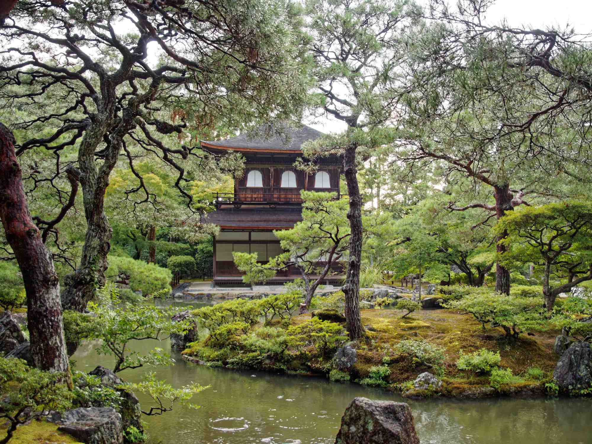 silberner Tempel Japan