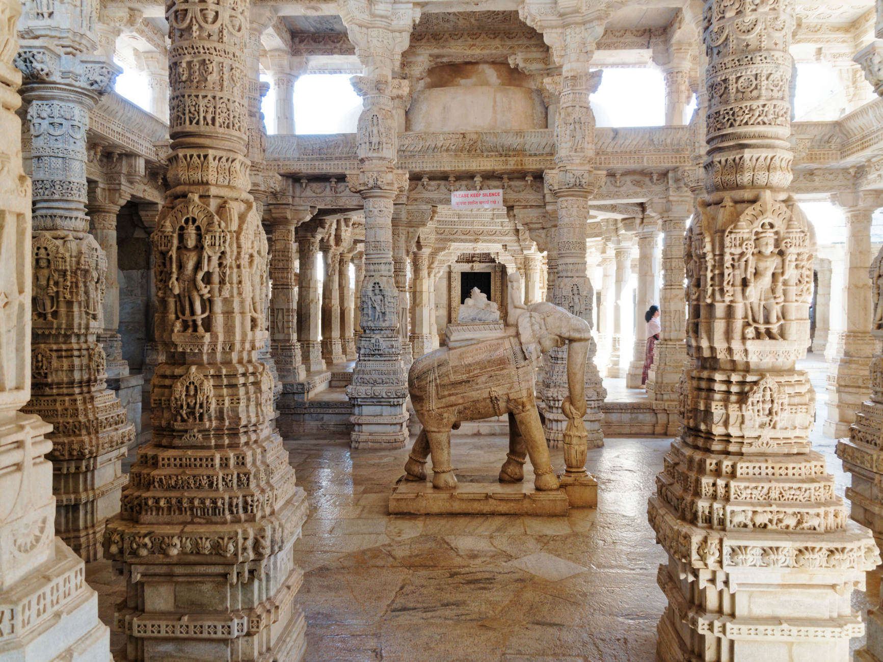 Adinath-Tempel in Ranakpur Indien