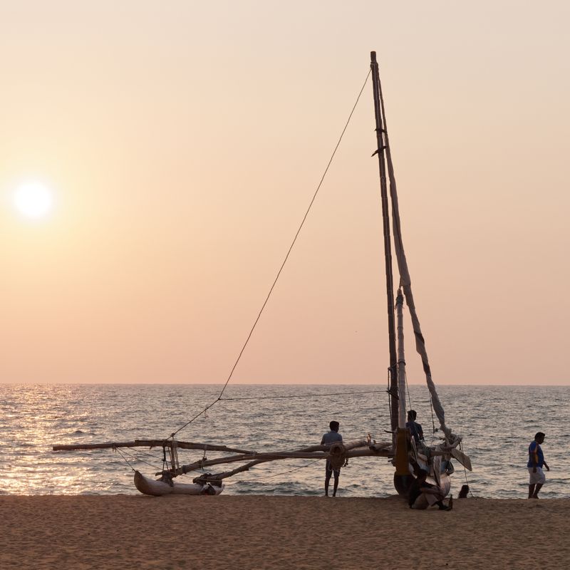 Meer, Strand und Boot